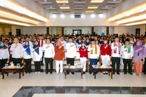 Open House Sekolah Rakyat Menengah Atas (SRMA) 10 Jakarta, Jumat (3/7/2026).
