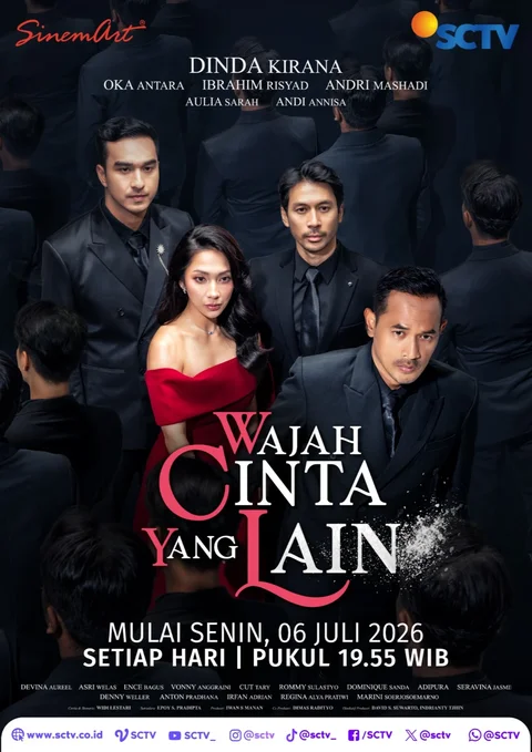 Dibintangi Dinda Kirana, SCTV Rilis Sinetron Baru Wajah Cinta yang Lain Jelang HUT ke-36