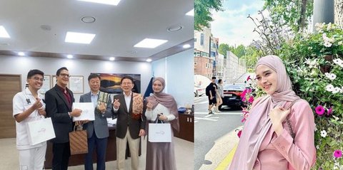 Potret Inara Rusli di Korea, Terima Sertifikat dari Wali Kota Seongnam Berkat Kontribusinya Kampanye Kebaikan