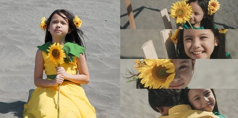 Aktingnya Bikin Nangis Terharu, Ini Deretan Potret Cantik Gempi Jadi Model Video Klip 'Gala Bunga Matahari'