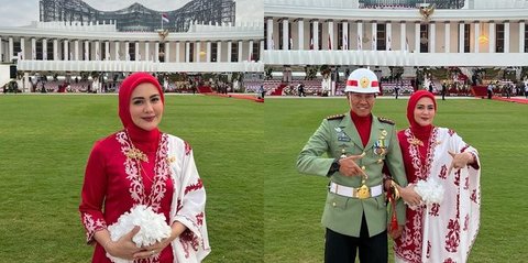 Foto Juliana Moechtar Mengingat Momen Saat Menemani Suami Sebagai Komandan Upacara di IKN, Dipanggil Ibu Komando