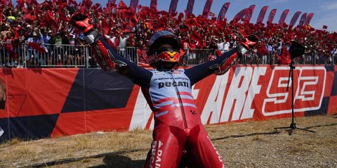 Marc Marquez menjadi pembalap Ducati ke-15 yang berhasil meraih kemenangan di ajang MotoGP.