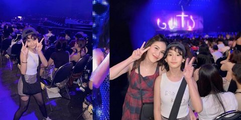 8 Foto Bilqis, Putri Ayu Ting Ting, Saat Menyaksikan Konser Olivia Rodrigo, Gaya Berpakaiannya yang Stylish Mendapat Banyak Pujian