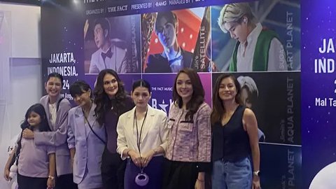 Gaya Artis Hadiri Pameran BTS BSTARVERSE, dari Luna Maya hingga Mikha Tambayong Tampil Memukau Pakai Baju Serba Ungu