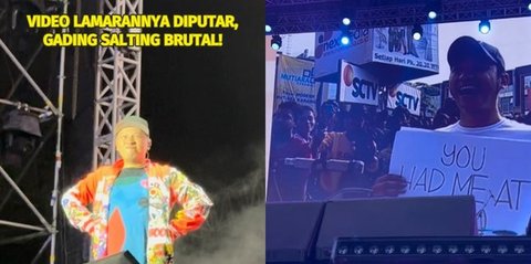 Potret Gading Marten Salting Brutal Gara-Gara Video Ngelamar Gisella Anastasia Diputar Lagi di Synchronize Fest 2024