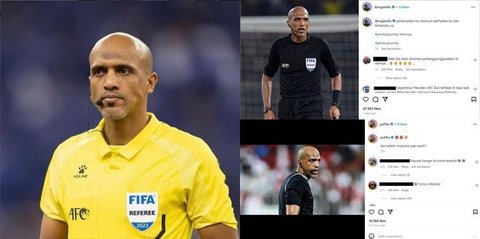 Geramnya 6 Artis Indonesia pada Ahmed Al-Kaf Wasit Kontroversi Timnas Indonesia Vs Bahrain, dari Atta Halilintar hingga Jerome Polin