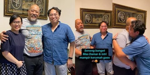 Sukses Jadi Ahli Nuklir, Damar Wicaksono Anak Dono Berkunjung ke Rumah Indro Warkop, Tak Lupa Gandeng Istri Cantiknya