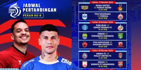 Jadwal Lengkap Live Streaming Pertandingan BRI Liga 1 Pekan Ini di Vidio, Ada Laga Persib vs Persebaya