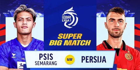 Jadwal Matchday 8 BRI Liga 1 PSIS Vs Persija di Vidio Pekan Ini