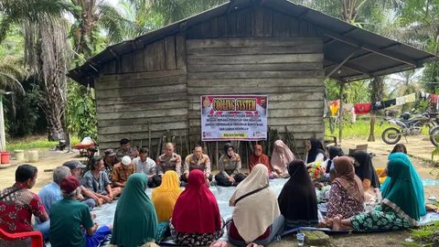 Perwira Polisi Wanita Kampar Ini Naik Motor Sejauh 40 Km Demi Sosialisasikan Pilkada Damai