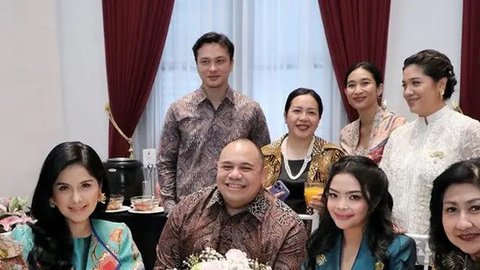 6 Gaya Formal Istri-Istri Menteri saat Kunjungan ke Museum Nasional, Annisa Pohan dan Niena Kirana Kompak Pakai Dress hijau