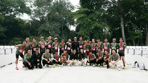 Libur Sunmori Bareng Vespa, Ditto Percussion Pilih Lari Jakarta Running Festival 2024