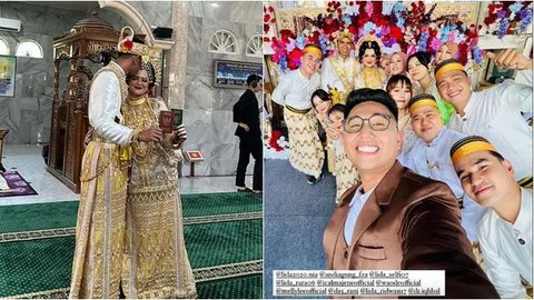 Cantik dan Tampan, 7 Potret Pedangdut di Pernikahan Mewah Nia LIDA, Ada Lady Rara dan Melly Lee Kompak Jadi Bridesmaid