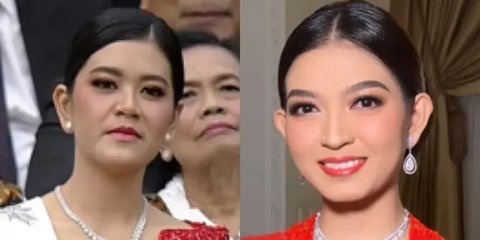 Potret Cantik Anak dan Mantu Jokowi, Kahiyang-Selvi Kompak Pakai Kebaya & Kalung Berlian di Pelantikan Prabowo-Gibran