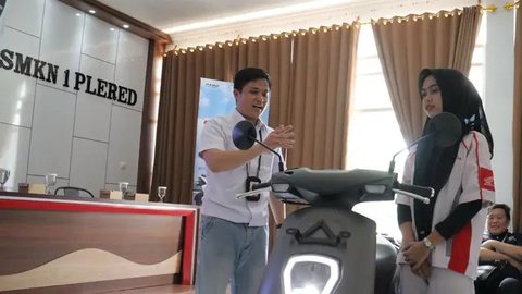 2.523 Siswa SMK Dapat Edukasi Teknologi Motor Listrik dari Honda