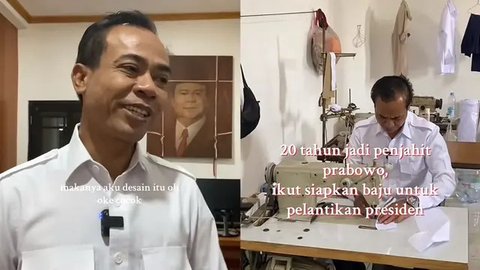 ini Sosok Penjahit Baju Presiden Prabowo Subianto Selama 20 Tahun, Bukan Sang Putra Didit Hediprasetyo