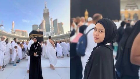 Deretan Potret Melly Lee saat Umrah Mengenakan Hijab, Tampil Natural Seperti Masa SMP Tanpa Riasan