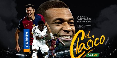 Catat! Ini Jadwal El Clasico Real Madrid vs Barcelona 27 Oktober 2024, Siaran Langsung di beIN Sports dan Vidio