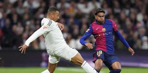 Performa Pemain El Clasico Real Madrid Vs Barcelona: Nilai Mbappe Paling Kecil Cuma 2