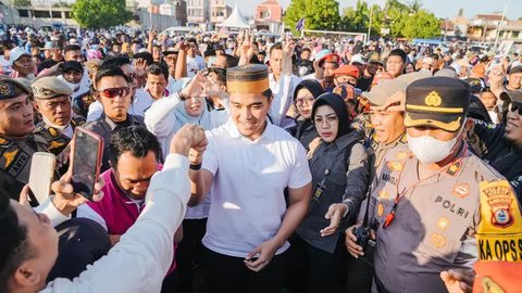 Kaesang Dukung Pasangan Syaharuddin-Nurkanaah di Pilbup Sidrap 2024