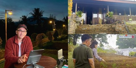 9 Potret Terbaru Megahnya Vila Ruben Onsu di Bogor, Ada Banyak Pendopo, Sawah, Kolam Renang hingga Kebun Sayuran