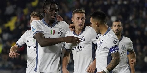 Hasil Liga Italia: Inter Kalahkan Empoli 3-0, Juventus Ditahan Imbang Parma 2-2