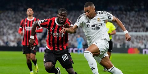 Evaluasi Pemain Real Madrid Dibantai AC Milan: Mbappe Beban Tim