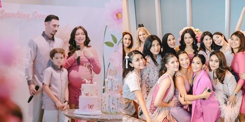 Acara Baby Shower Jessica Iskandar Dimeriahkan Oleh Banyak Selebritis, Termasuk Paula Verhoeven dan istri Ahok