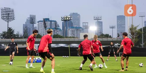 FOTO: Jepang Tancap Gas Gelar Latihan Perdana Jelang Lawan Timnas Indonesia di Kualifikasi Piala Dunia 2024