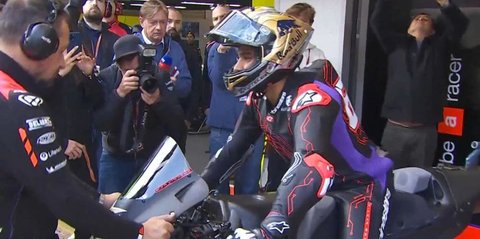 Video: Kecelakaan Pertama Jorge Martin Besama Aprilia di MotoGP