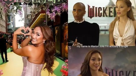 Potret Marion Jola Ngobrol Bareng Ariana Grande, Grogi Karena Lipstik