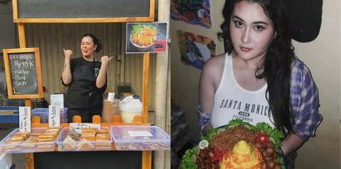 Curi Perhatian, Talitha Curtis yang Dulu Berperan dalam Sinetron GGS kini Jalankan Usaha Makanan di Depan Minimarket