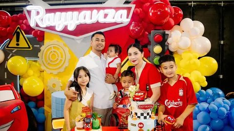 6 Potret Rayyanza Cipung Rayakan Ultah ke-3, Raffi Ahmad dan Nagita Slavina Lantun 5 Doa Indah