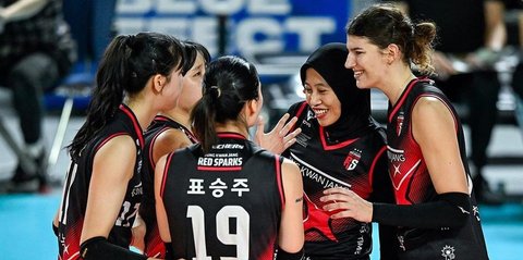 Duet Megawati dan Bukilic Kembali Bawa Red Sparks Kalahkan HI Pass di Korean V League