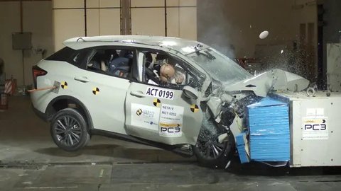 Mobil Listrik Neta V Dapat Nilai Bintang Nol dalam Uji Tabrak ASEAN NCAP