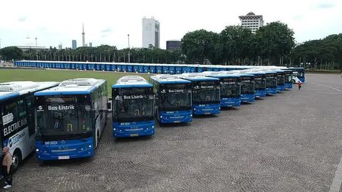 Bus listrik Golden Dragon Resmi jadi Armada Transjakarta