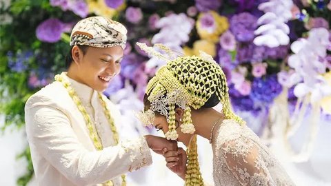 Sebelum Umumkan Kehamilan Anak Pertama Ternyata Mahalini dan Rizky Febian Sudah Nikah Ulang