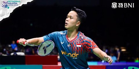 Hasil Malaysia Open 2025: Anthony Ginting Melaju ke 16 Besar usai Kalahkan Lee Chia Hao