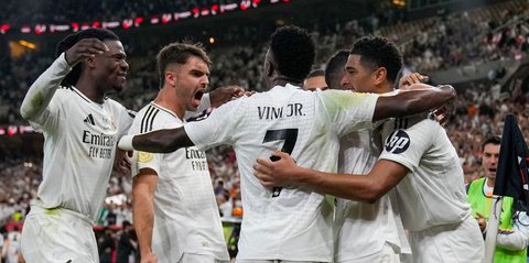 Hasil Piala Super Spanyol: Real Madrid Gilas Real Mallorca 3-0,  Los Blancos Melaju ke Final