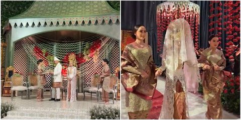 Rasyid Rajasa dan Tamara Kalla Gelar Pernikahan Megah dengan Adat Palembang yang Memesona