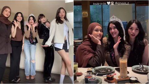 6 Potret Bridal Shower Elma Agustin Bareng Personel Girlband Princess, Masih Kompak dan Cantik Awet Muda