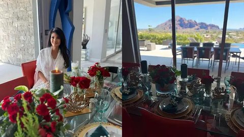 7 Potret Chef Farah Quinn Bikin Es Teler Buat Buka Puasa di Paradise Valley Amerika Serikat