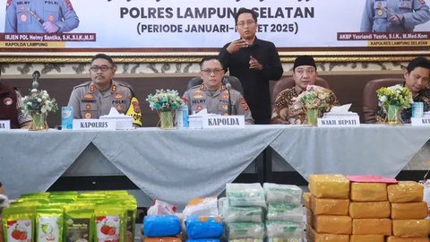 Bawa 21 Kg Sabu di Lampung, Warga Malaysia Diduga Jaringan Fredy Pratama Ditangkap Polisi