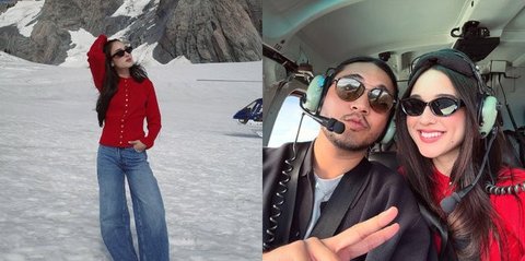 4 Momen Seru Yasmin Napper dan Giorgino Abraham di New Zealand, Naik Helikopter Bareng
