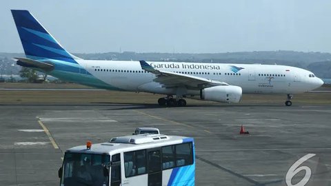Kronologi Ban pesawat Garuda Indonesia Copot dan Menggelinding saat Mendarat di Bandara Tanjung Pinang