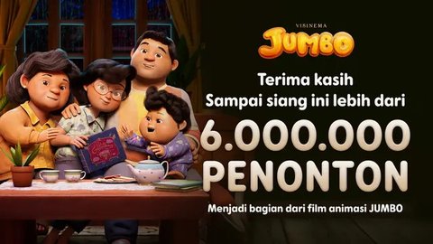 Film Animasi Jumbo Tembus 6 Juta Penonton,  Jadi yang Terlaris di 2025