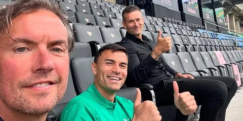 Ini Momen Alex Pastoor dan Pelatih Kiper Timnas Indonesia saat Kunjungi Emil Audero di Italia