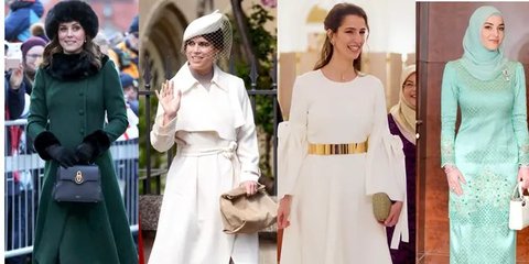 Intip Koleksi Tas Mewah Para Putri Kerajaan Dunia yang Bikin Tampil Makin Elegan, Ada Kate Middleton hingga Anisha Rosnah