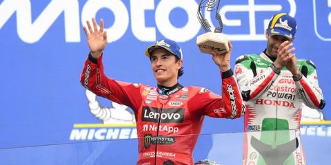 Marc Marquez 80 Persen Bisa Kecelakaan di MotoGP Prancis, Malah Finish Kedua