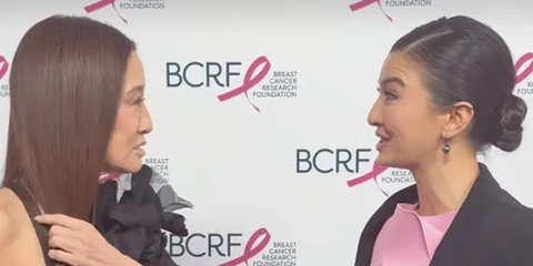 Potret Keakraban Raline Shah dengan Desainer Ternama Vera Wang di Acara Amal Kanker Payudara Amerika Serikat